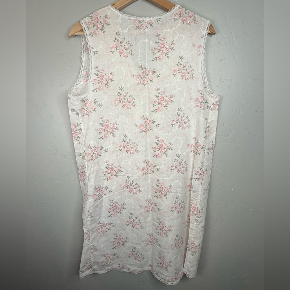 Vintage Willow Creek Floral Nightgown Lace Trim Slip Dress Nightdress Small NWOT - Picture 2 of 8
